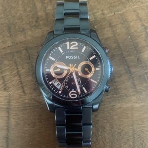 Fossil Navy Blue Boyfriend Watch